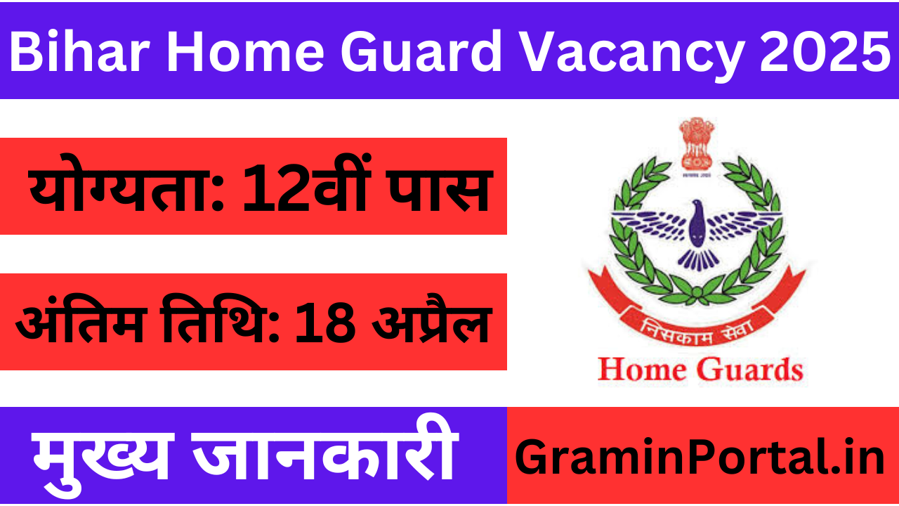 Bihar Home Guard Vacancy 2025