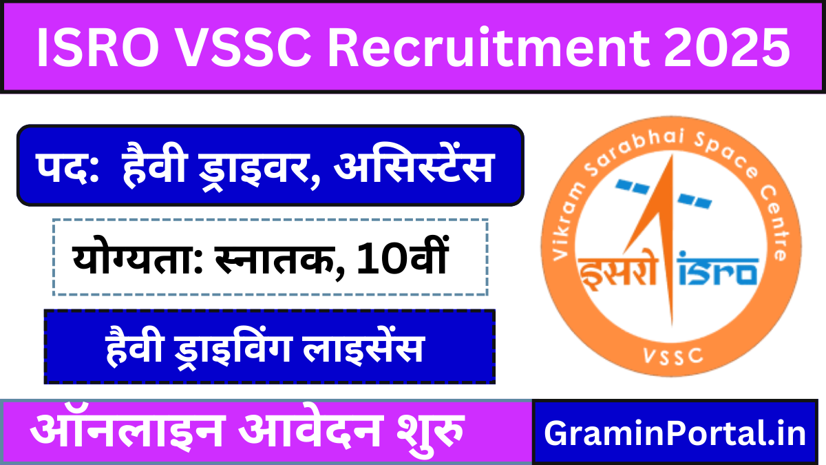 ISRO VSSC Recruitment 2025