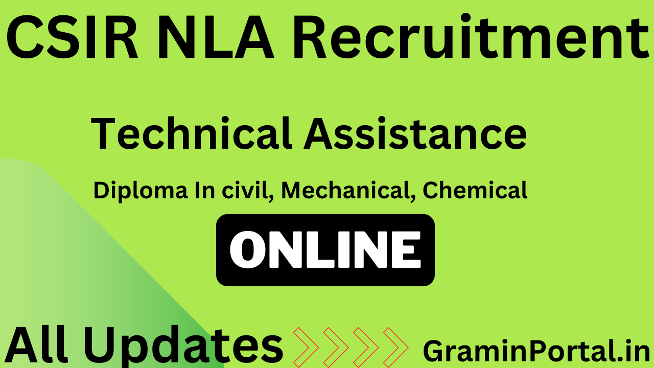 CSIR NAL Recruitment 2025